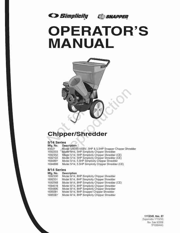 Snapper Chipper 514 SERIES-page_pdf